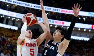世预赛-张镇麟21分周琦11+12 中国男篮首战不敌韩国