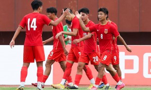 邀请赛-U16国足2-1逆转乌兹别克 两胜一负结束征程